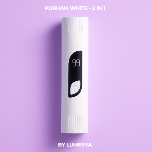 PORHAM White — A Smarter 2-in-1 Razor, Designed for Her